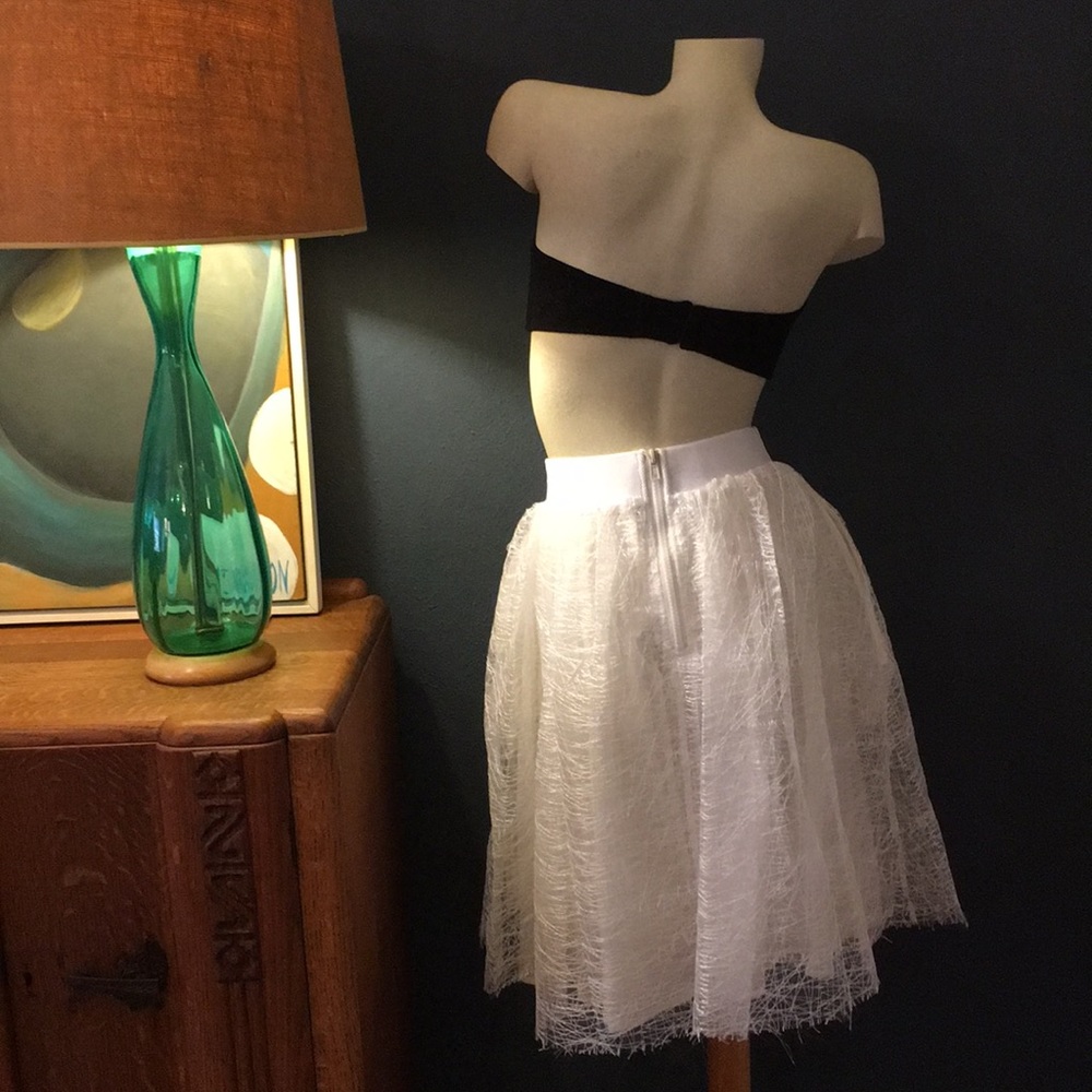 Mesh Layered Full Skirt - Picture 6 of 8